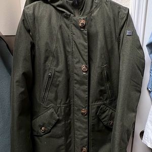 The North Face Mauna Kea Down Jacket Parka Size Medium Olive Color